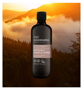 Baylis & Harding Goodness Mens Pánský sprchový gel - Pačuli, Cedr & Cypřiš, 500ml