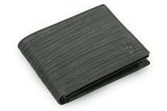 Černá pánská kožená peněženka ve stylu BAMBOO 513-4241-60