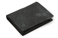 Černá pánská kožená peněženka ve stylu JEANS 514-4562-60
