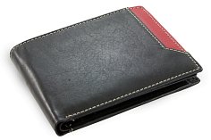 Černá pánská kožená peněženka 513-4701-60/31
