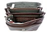 Malý hnědý kožený pánský crossbag 215-2189-40