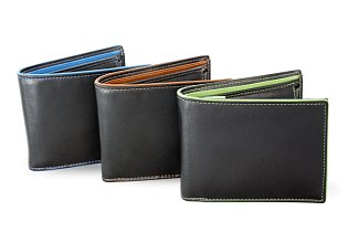 Černomodrá pánská kožená peněženka 513-8142-60/91