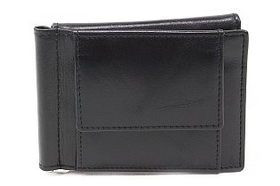 Černá pánská kožená peněženka - dolarovka 519-8103-60