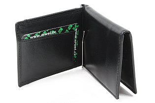 Černá pánská kožená peněženka - dolarovka 519-8103-60