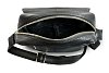Malý černý kožený pánský crossbag 215-1919-60