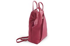 Dámský kožený batůžek burgundy 311-1184-34