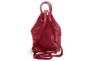 Dámský kožený batůžek burgundy 311-1184-34