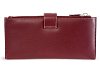 Velká kožená burgundy peněženka se zápinkou 511-8129-34
