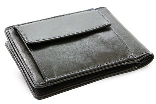 Černomodrá pánská kožená peněženka - dolarovka 519-8132-60/97