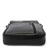 Černý pánský kožený zipový crossbag 215-1218-60