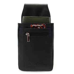 Měkké kožené číšnické pouzdro pro flek 613-0508-60