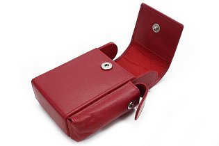Červené kožené pouzdro na cigarety - dlouhé 611-0307A-31