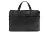 Černá kožená taška na notebook přes rameno 112-7039-60