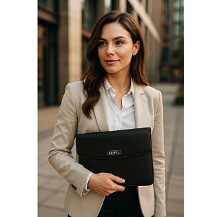 Černý kožený obal na tablet 119-3812-60