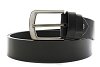 Černý kožený hladký pánský opasek 913-5000-0-60-9006-40