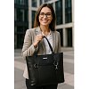 Černá dámská kožená kabelka 212-2403-60