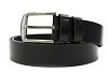 Černý kožený hladký pánský opasek 913-5000-0-60-9012-40