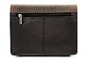 Tmavě hnědá pánská kožená dokladová etue ve stylu BAMBOO 611-2411F-47