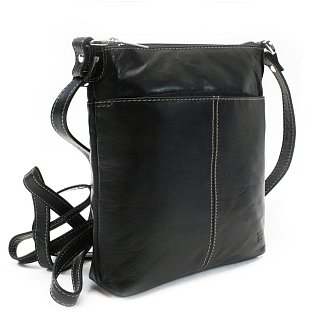 Černá sada dámské kabelky, peněženky a klíčenky 412-3013-9769-2418-60