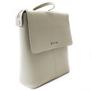 Šedobéžová sada dámského batohu, etue a klíčenky 412-1660-0025-2418-24