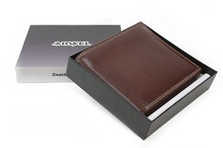 Sada hnědého pánského crossbagu a peněženky 412-1713-9160-40