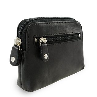 Sada černé tašky na notebook, peněženky a klíčenky 412-2187-4404-8104-60