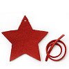Červená vánoční ozdoba hvězda 619-1216-31