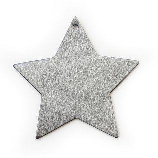Tmavě stříbrná vánoční ozdoba hvězda 619-1216-29