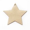 Zlatá vánoční ozdoba hvězda 619-1216-31