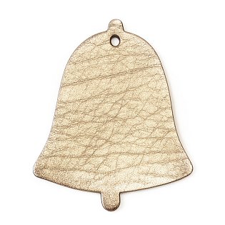 Zlatá vánoční ozdoba zvonek 619-1213-01