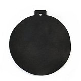 Černá vánoční ozdoba baňka 619-1211-60