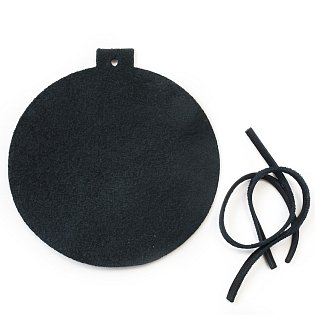 Černá vánoční ozdoba baňka 619-1211-60