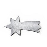 Tmavě stříbrná vánoční ozdoba kometa 619-1214-29