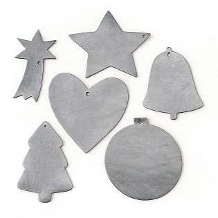 Tmavě stříbrná vánoční ozdoba kometa 619-1214-29