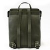 Tmavě zelený městský kožený batoh 311-1660-57