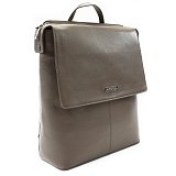 Šedohnědý městský kožený batoh 311-1660-26