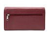 Bordově červená dámská klopová kožená peněženka 511-2018-32