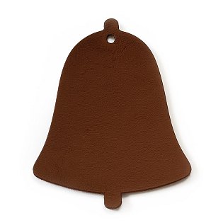 Hnědá sada kožených vánočních ozdob 412-1310-41