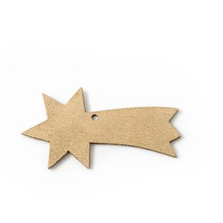 Zlatá sada kožených vánočních ozdob 412-1310-01