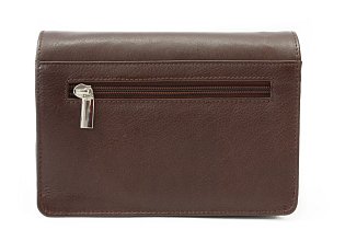 Hnědá pánská kožená dokladová etue 611-2410-40