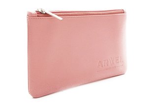 Světle růžová kožená etue 611-0023-71