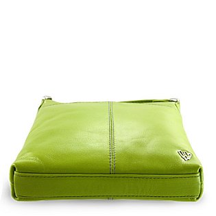 Zelená kožená zipová kabelka 212-3013-51