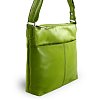 Zelená kožená zipová kabelka 212-3013-51