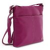 Fuxiová kožená zipová kabelka 212-3013-36