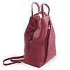 Dámský kožený batůžek burgundy 311-1184-34