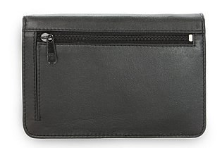 Černá kožená etue 611-0016-60