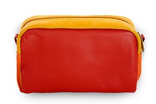 Multičervená dámská kožená etue 611-0395-M31