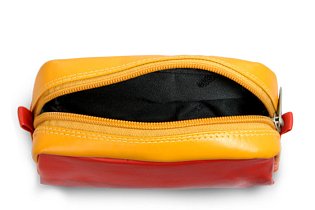 Multičervená dámská kožená etue 611-0395-M31