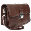 Hnědá pánská kožená etue se sklápěcím registrem 611-2415A-40