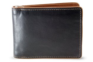 Černohnědá pánská kožená peněženka - dolarovka 519-8132-60/47